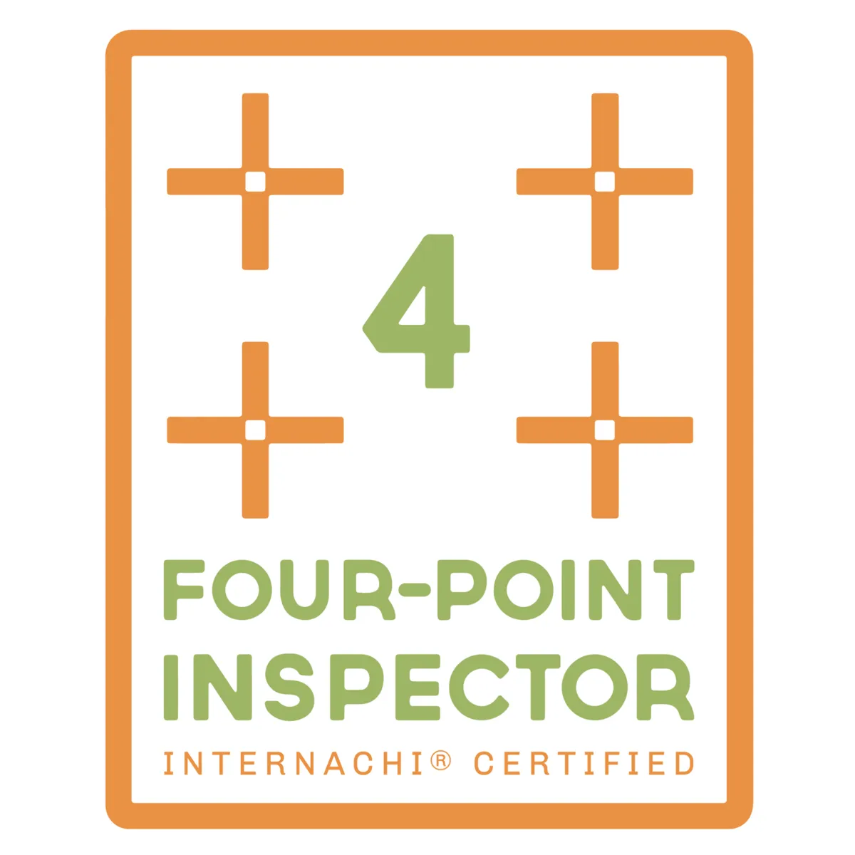 InterNACHI Four-Point Inspector certification badge