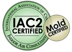 IAC2 Mold Certified indoor air consultant seal